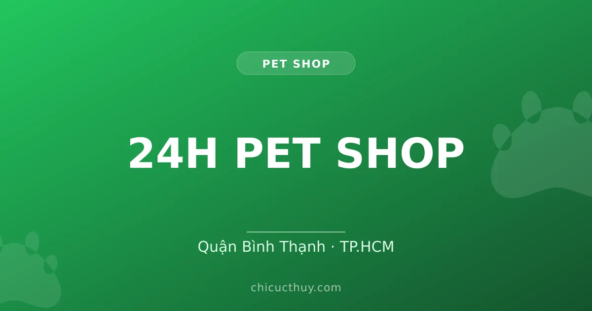 24H PET SHOP