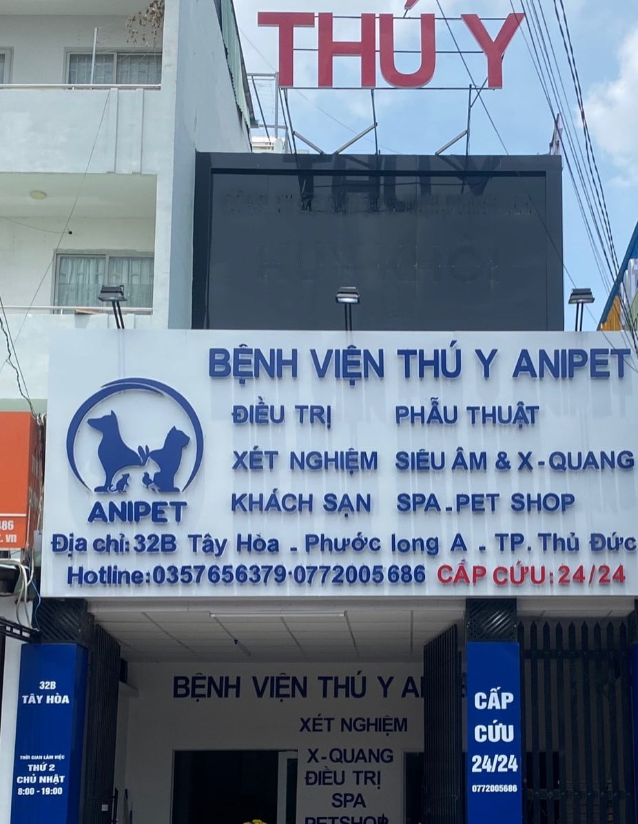 BỆNH VIỆN THÚ Y ANIPET (0357656379- 0965634827)