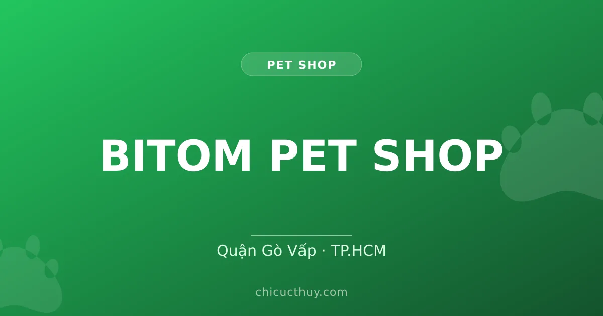BITOM PET SHOP