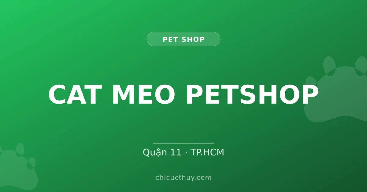 CAT MEO PETSHOP