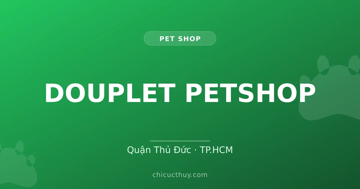 DOUPLET PETSHOP