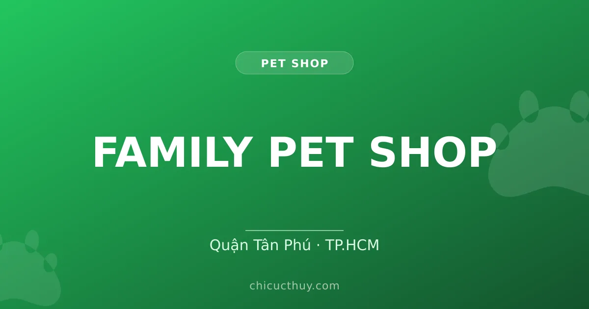FAMILY PET SHOP