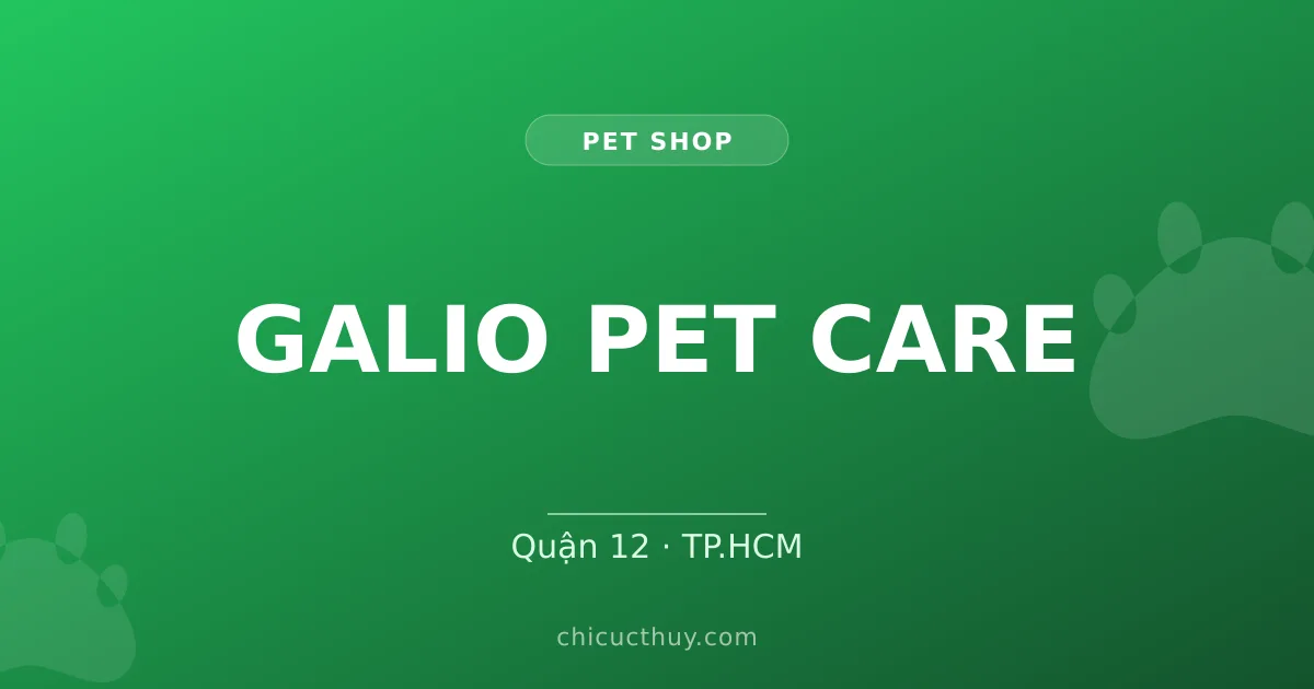 GALIO PET CARE