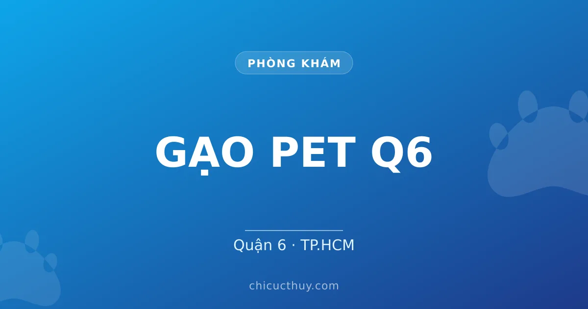 Gạo Pet Q6