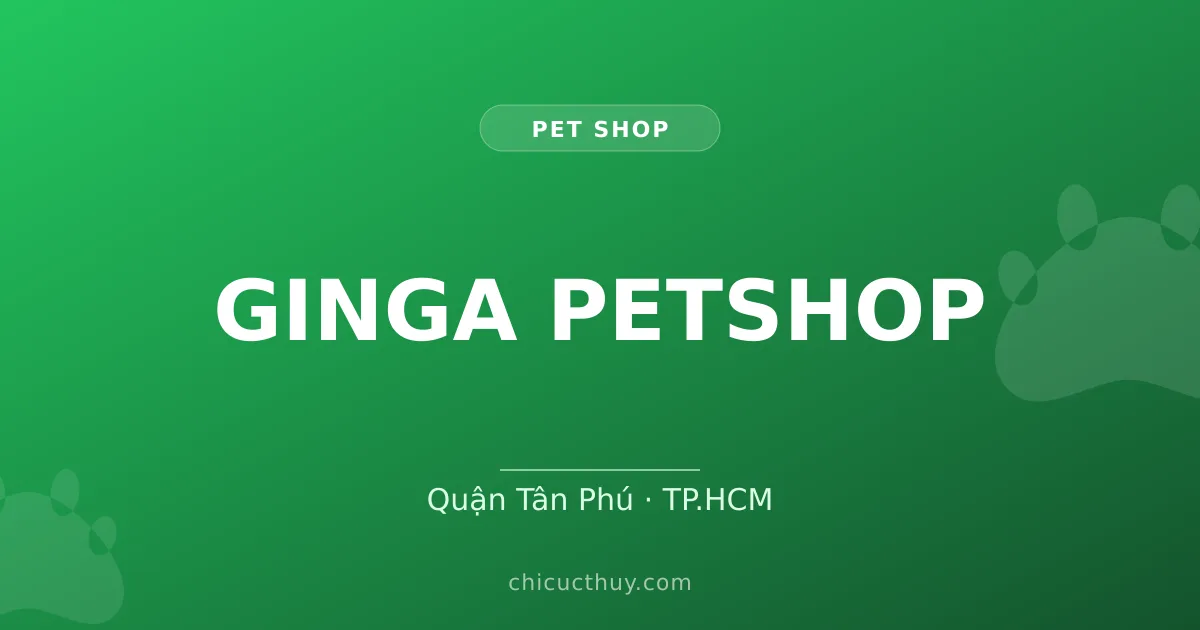 GINGA PETSHOP