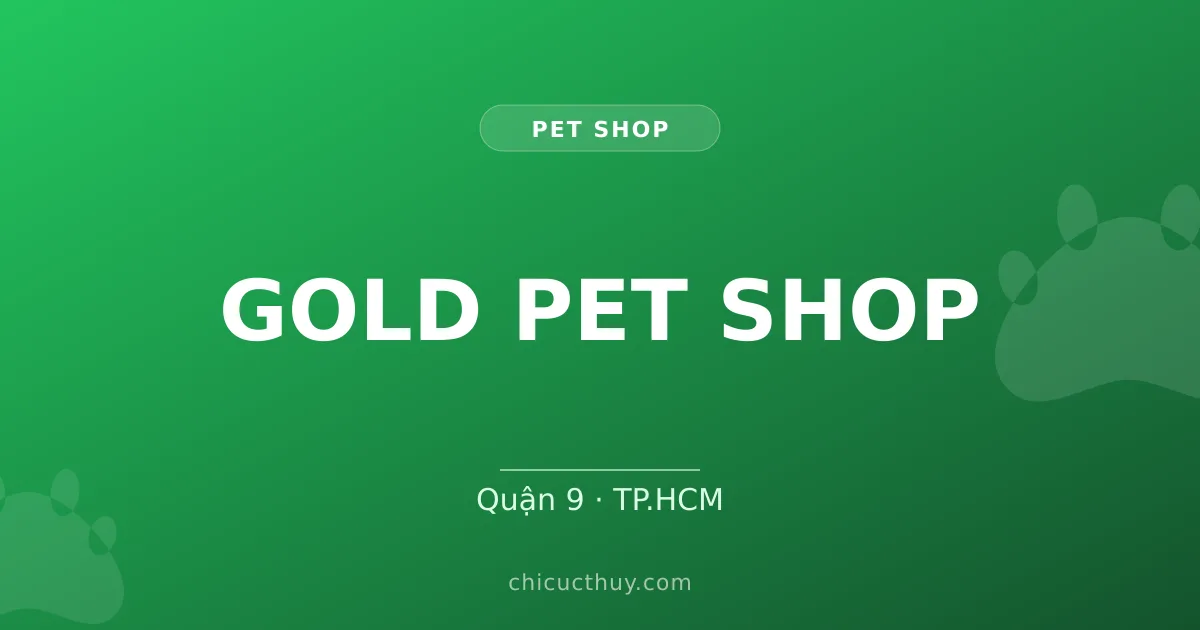 Gold Pet Shop