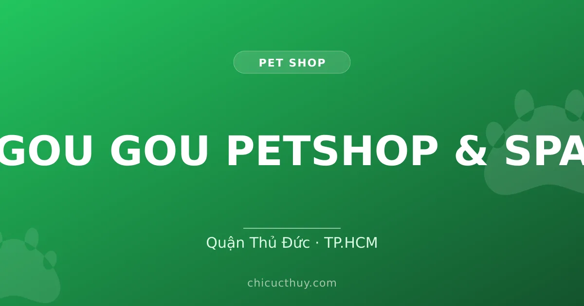 GOU GOU PETSHOP & SPA