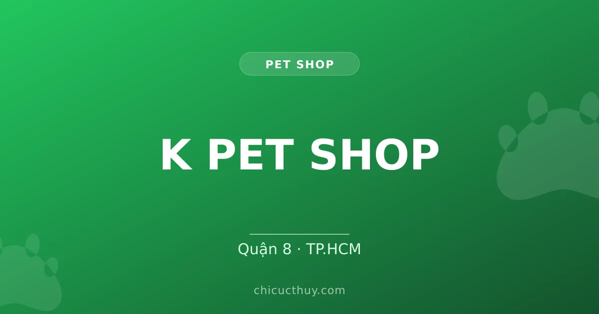 K PET SHOP