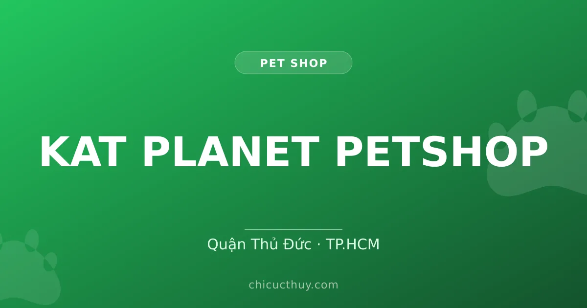 KAT PLANET PETSHOP