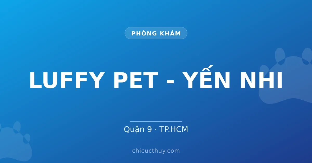 LUFFY PET - YẾN NHI