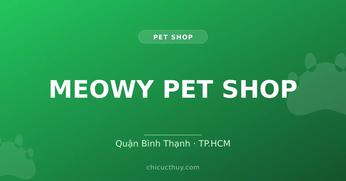 MEOWY PET SHOP