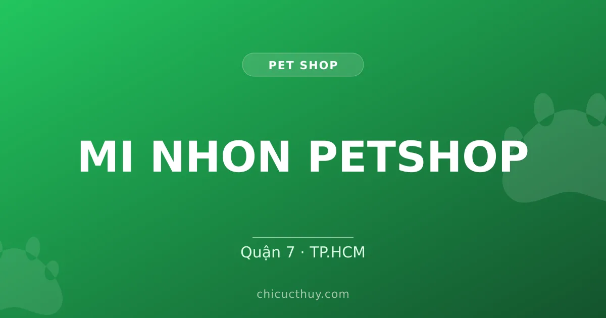 MI NHON PETSHOP
