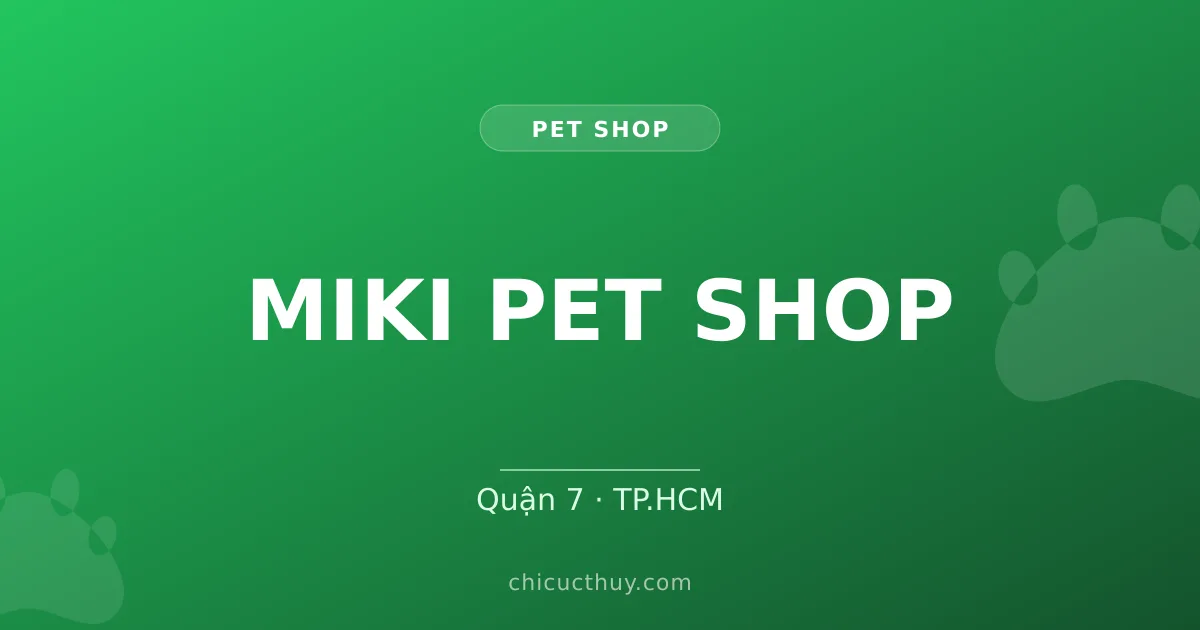MIKI PET SHOP