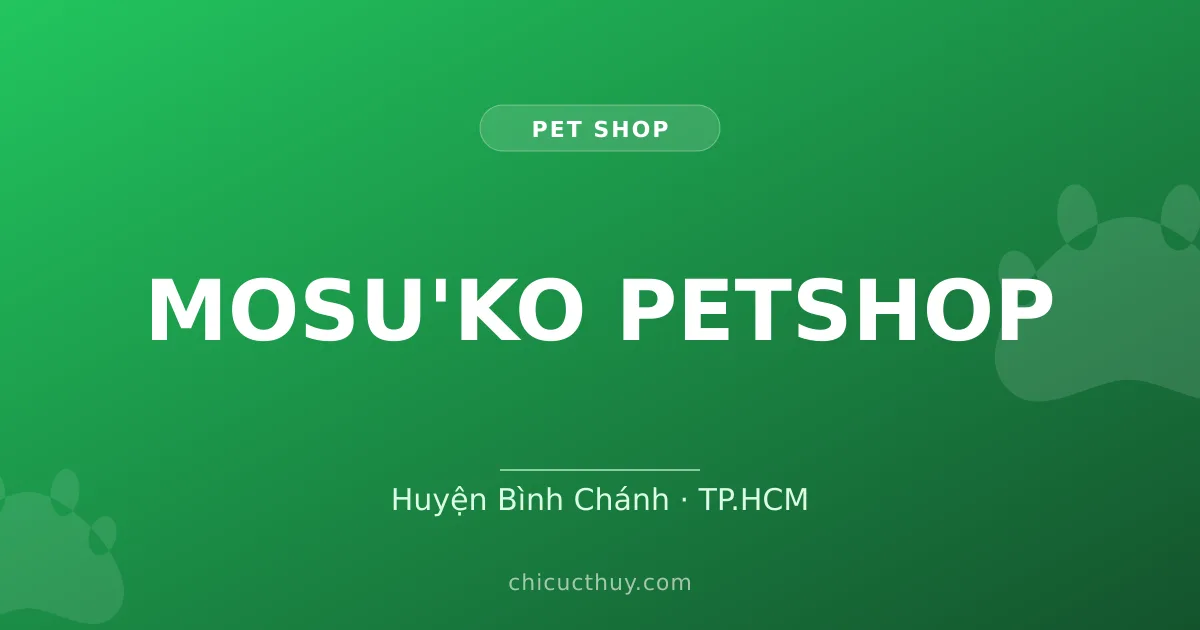 MOSU'KO PETSHOP