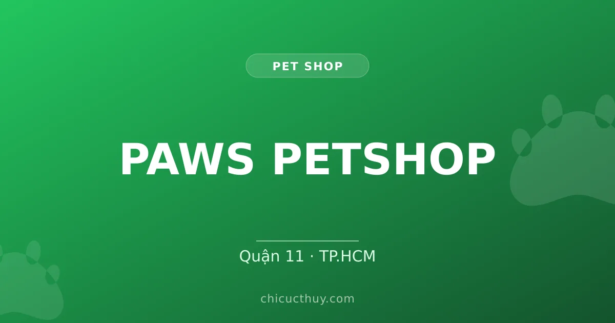 PAWS PETSHOP