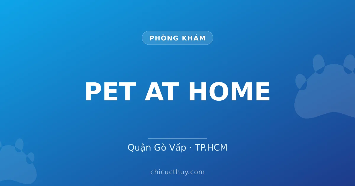 PET AT HOME