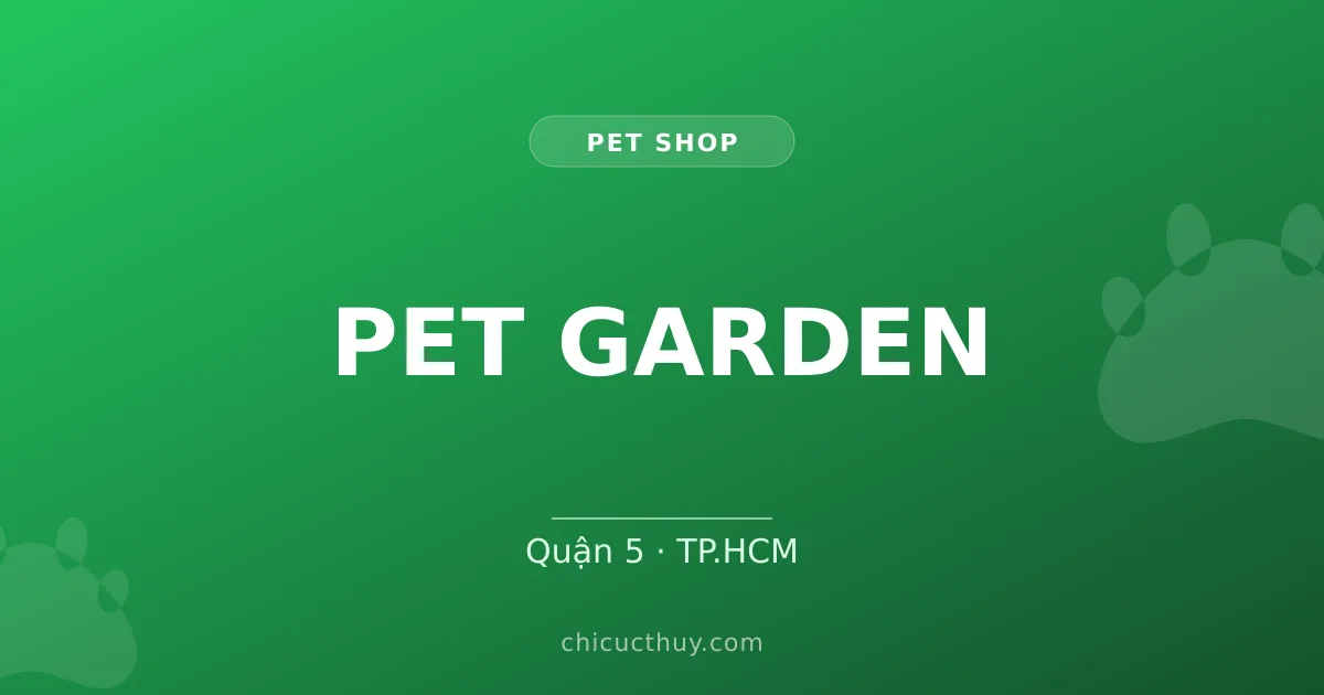 PET GARDEN