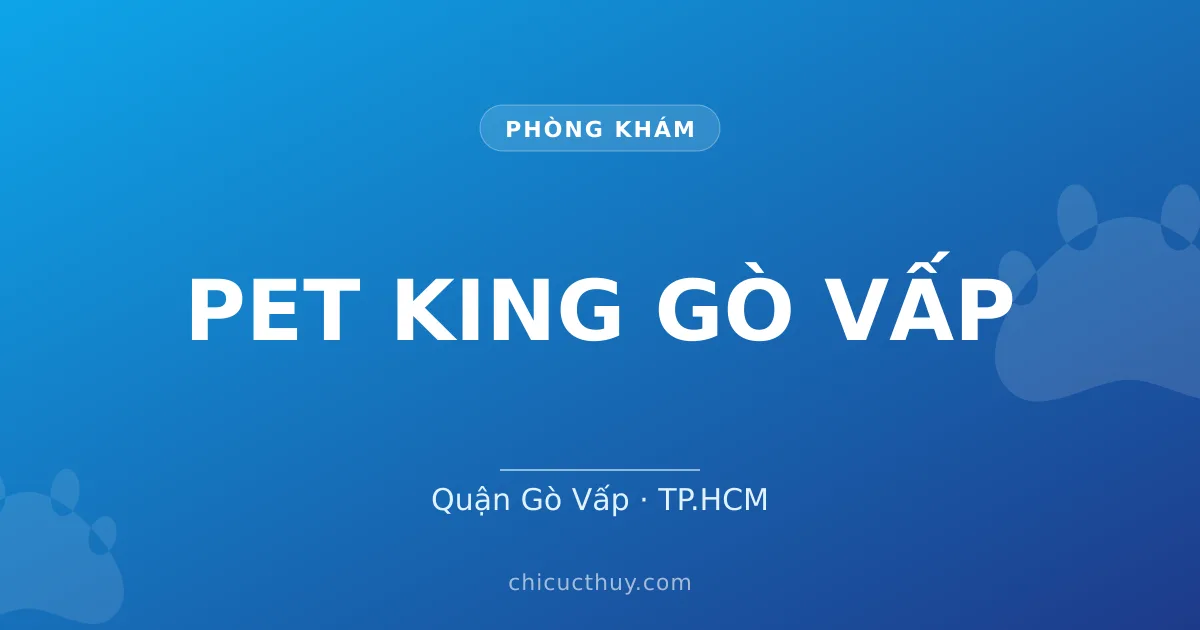PET KING GÒ VẤP