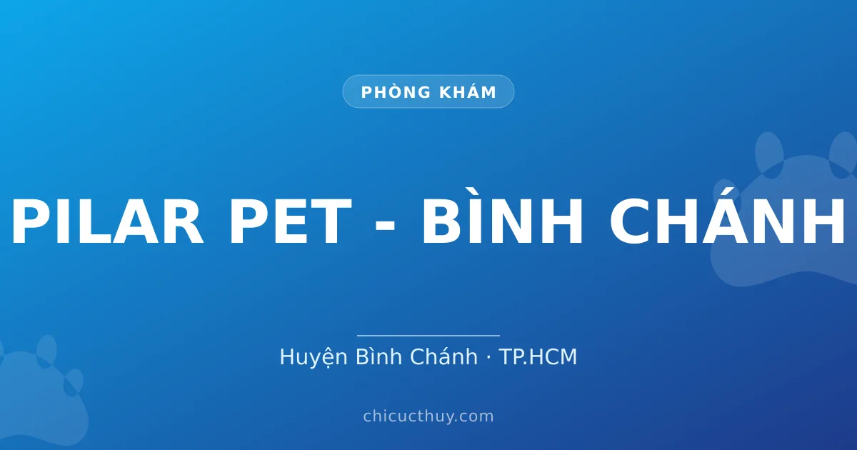 PILAR PET - BÌNH CHÁNH