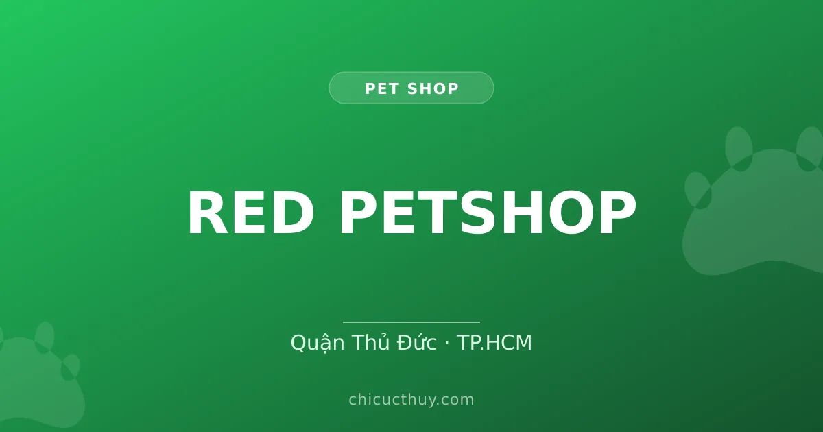 RED PETSHOP