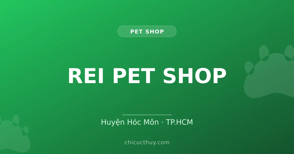REI PET SHOP