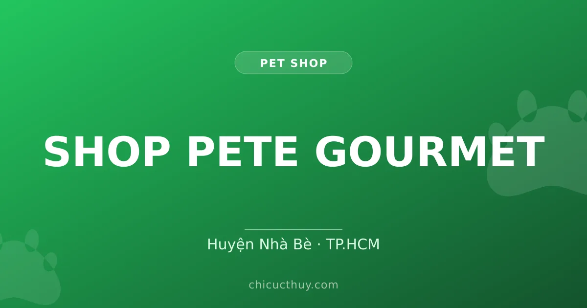SHOP PETE GOURMET