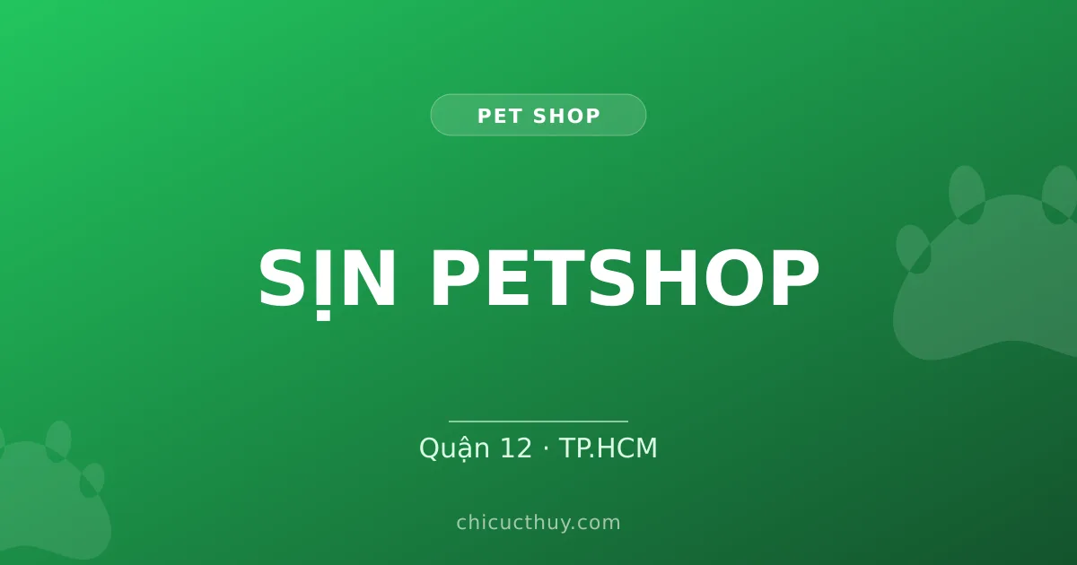 SỊN PETSHOP