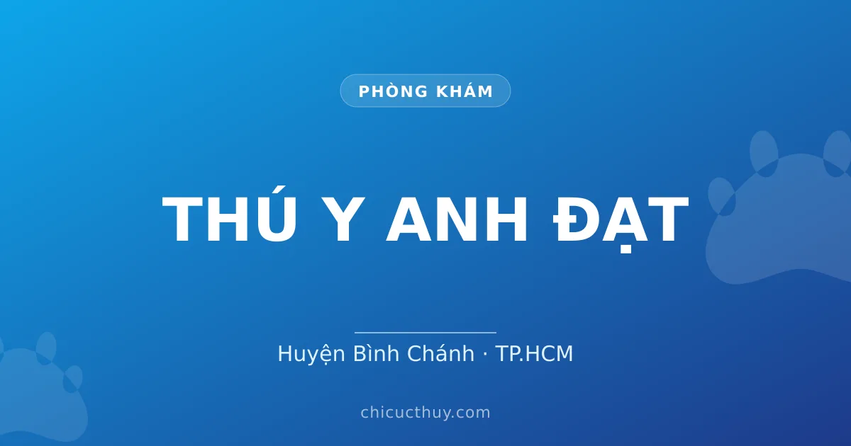 THÚ Y ANH ĐẠT