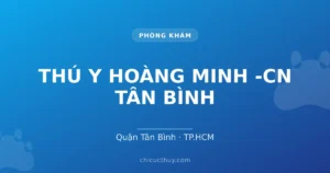 THÚ Y HOÀNG MINH -CN TÂN BÌNH