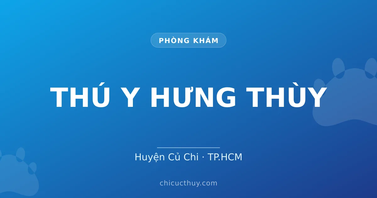 THÚ Y HƯNG THÙY