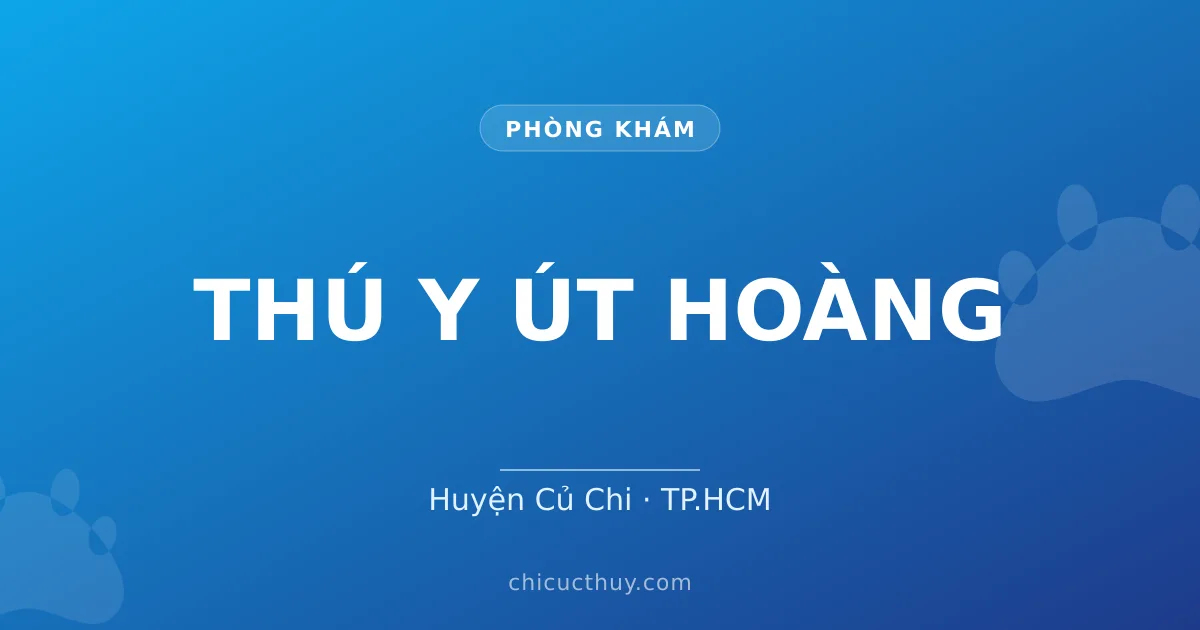 THÚ Y ÚT HOÀNG