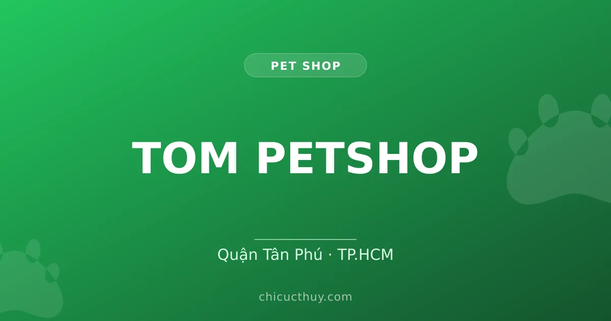 TOM PETSHOP