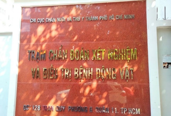 trạm thú y quận 11