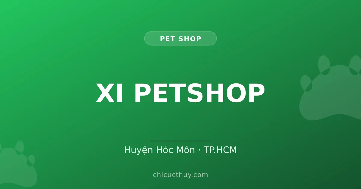 XI PETSHOP